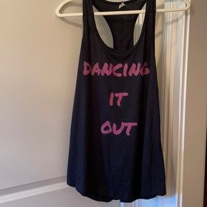 GRAPHIC TANK “DANCING IT OUT”